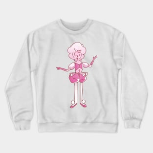 Pink Diamond Cartoon-y Crewneck Sweatshirt